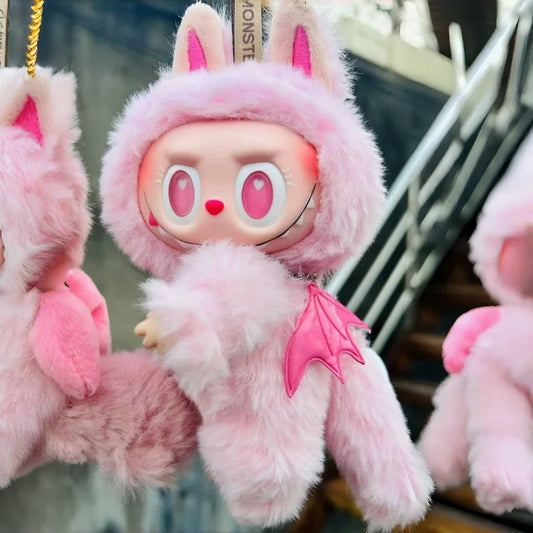 2025 Pink Angel Labubu Replica Doll