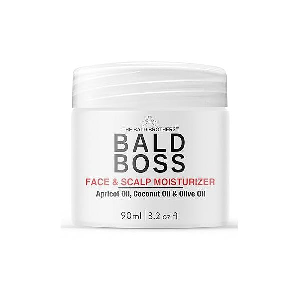 The Bald Brothers Head Care with Apricot Seed Oil | Face & Scalp Moisturizer Protects, Hydrates, Vegan, No Grease, Matte Fragrance 90 Day Supply 3oz