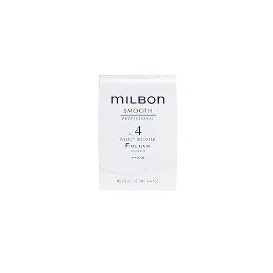 Milbon Smooth No. 4 Weekly Booster - For Fine Hair x 0.3 Fl. Oz. 1 kit