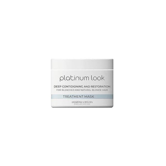 Platinum Look Blonde Hair Mask, Deep Restoration, Neutralize Brassiness and Boost Vitality after One Use, for All Hair, 10 Oz