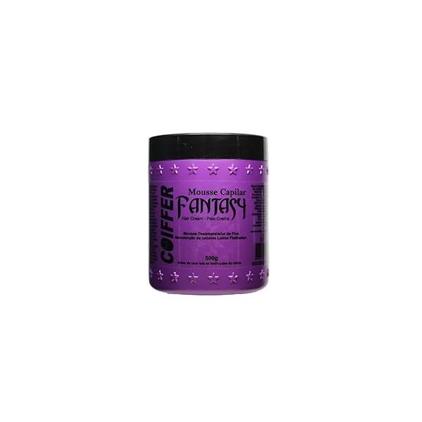 Fantasy Mousse Violet Toning Mask for Neutralizing Brassy Tones with Refreshing Blonde Hair Results 16.9 oz
